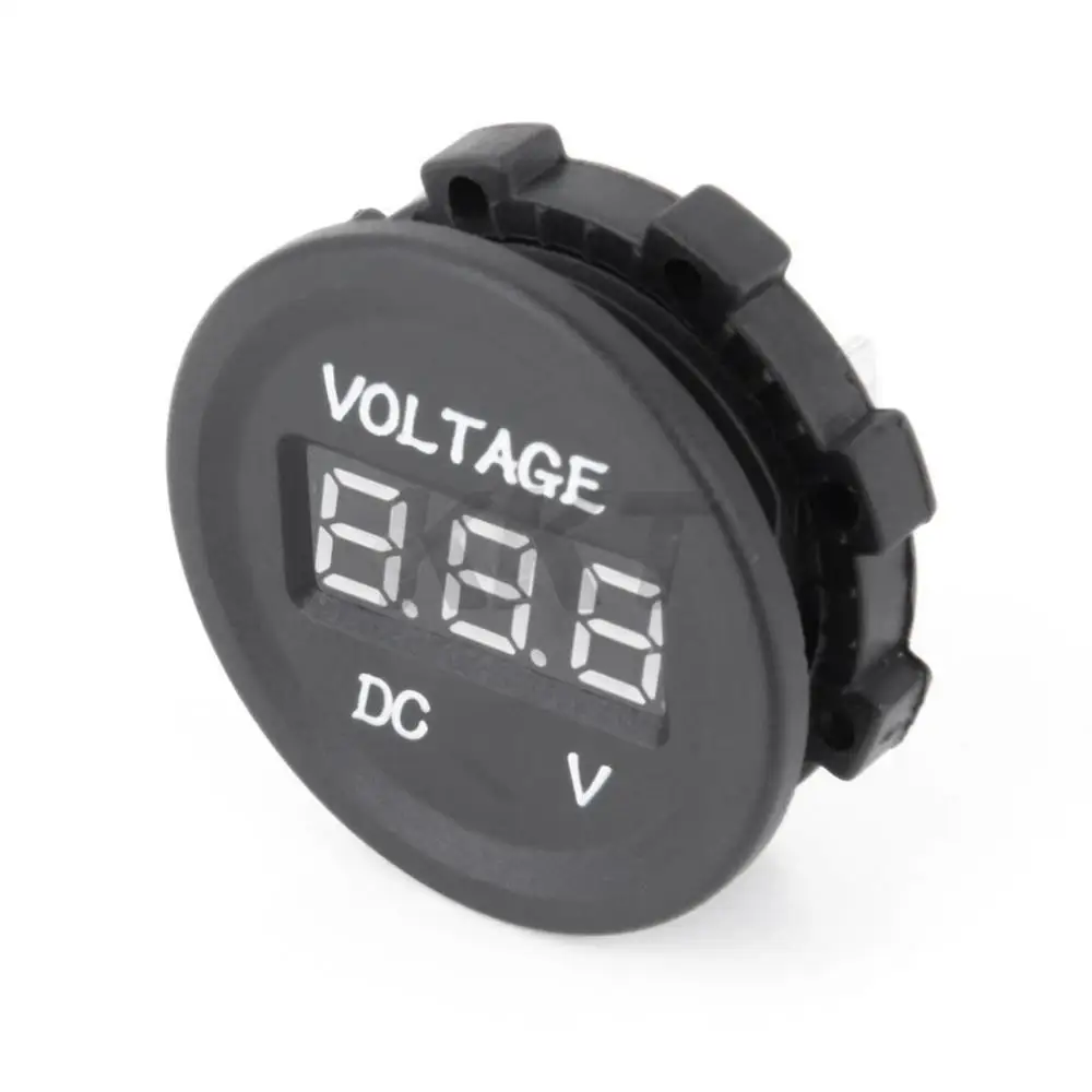 

Dropshipping 12V-24V Car Motorcycle LED DC Digital Display Voltmeter Waterproof Meter