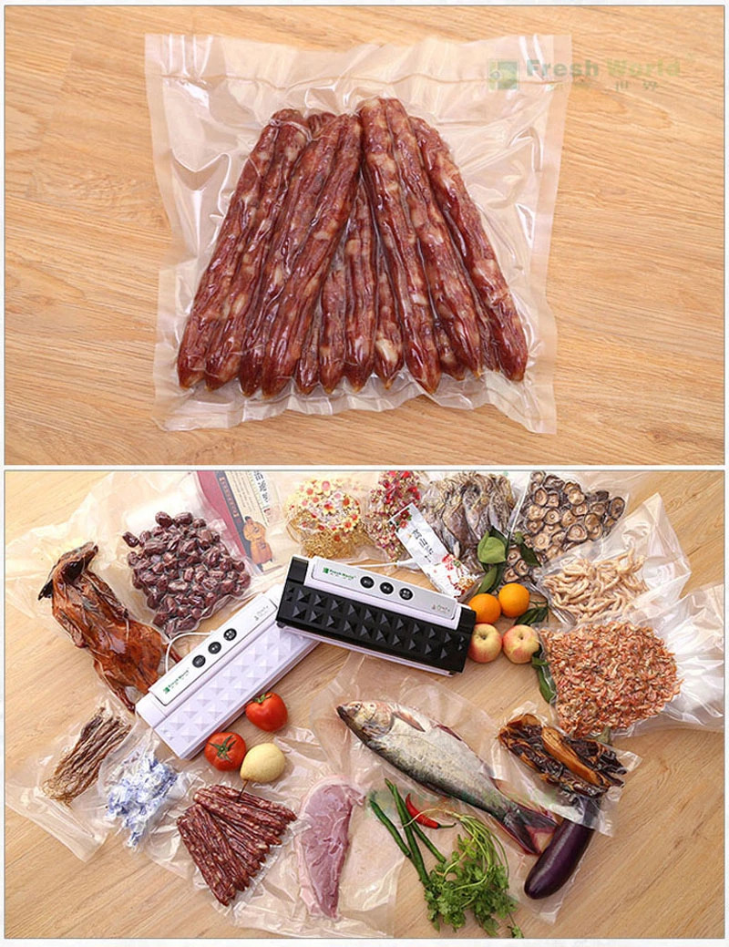 2 рулона вакуумных пакетов для хранения продуктов вакуумный упаковщик пакеты