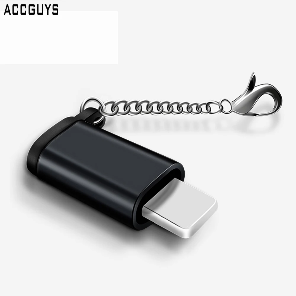 ACCGUYS USB адаптер для iPhone 7 IOS Jack к Micro XS Max XR 8 6 Быстрая зарядка синхронизации данных iPad
