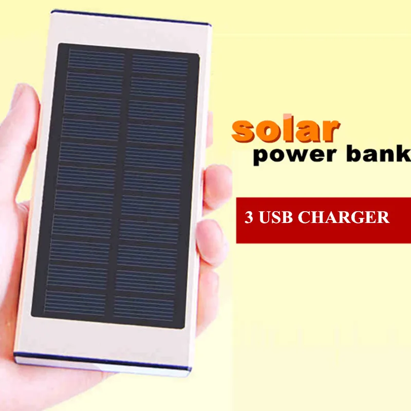 2016 Limited Portable Charger Selling Power Bank Portable Solar 3 Usb 2