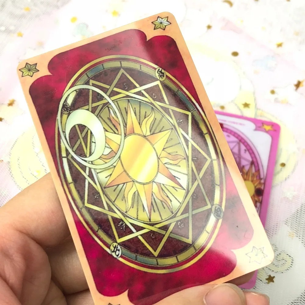 2pcs/Set Anime Sakura Cardcaptor The Clow Beauty Glossy Key Card Bus Card  Magic Circle Stickers Tag Japan Cartoon Toy Paster - AliExpress