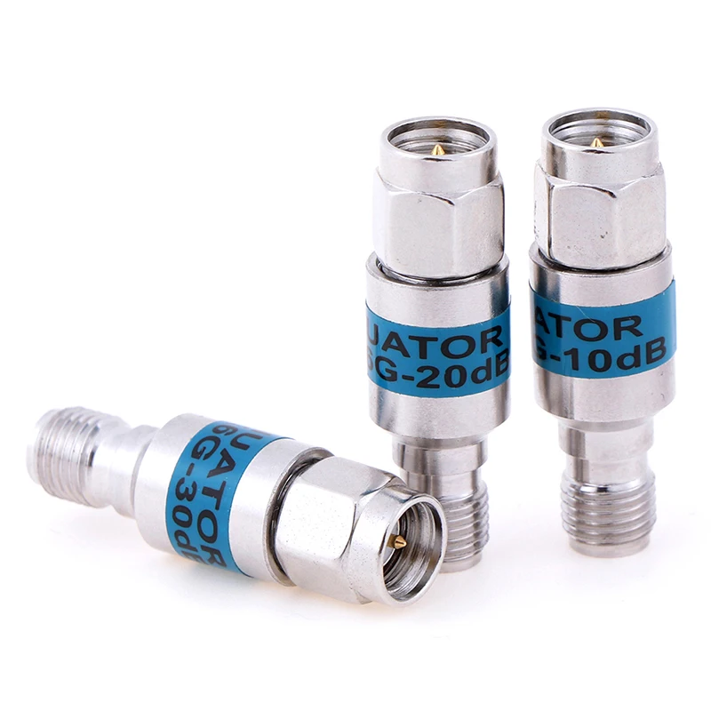 

1Pc Hot New 2W SMA DC-6GHz Coaxial Fixed Attenuators Frequency 6GHz SMA Fixed Connectors Wholesale
