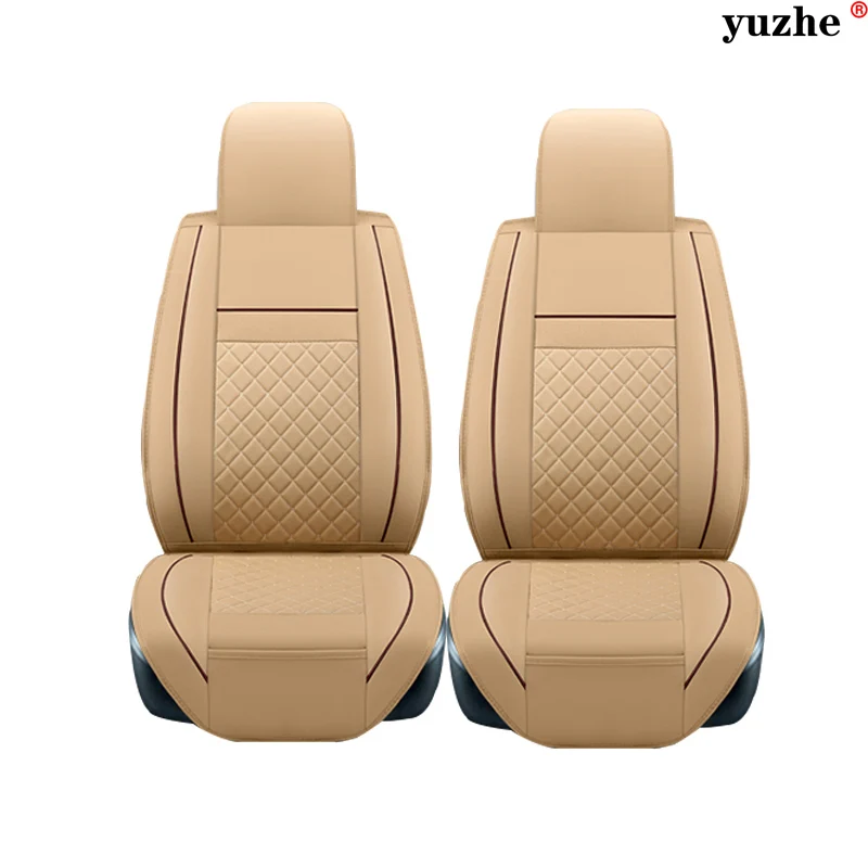 2 pcs Leather car seat covers For Subaru Tribeca Legacy Outback Impreza Forester Legacy Wagon car accessories car styling