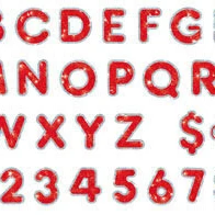 TREND ENTERPRISES T-79622 RED SPARKLE PLUS 2 READY LETTERS (1)