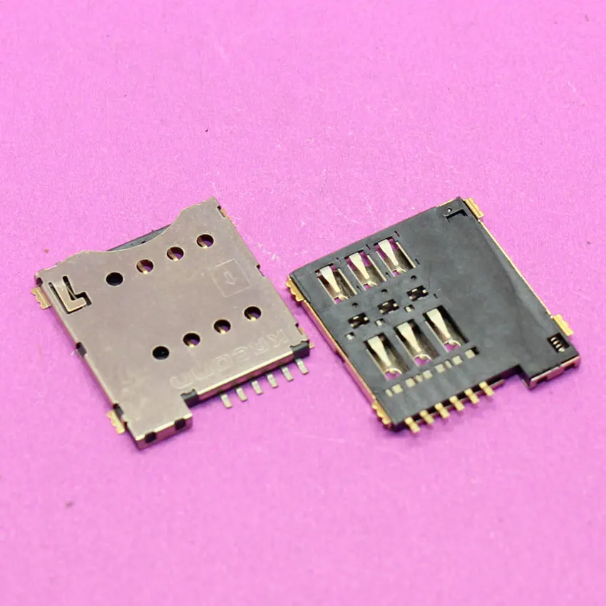 

YuXi Self push SIM card Socket memory card reader holder module tray slot adapter connector for cell phones.