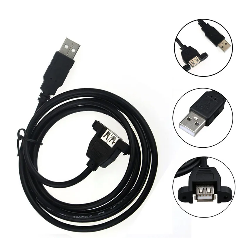 

Extension Cable USB 2.0 A Female To A Male Extension Lead Computer Plug Extender 12CM-300CM Jul24 Professional Drop Shipping