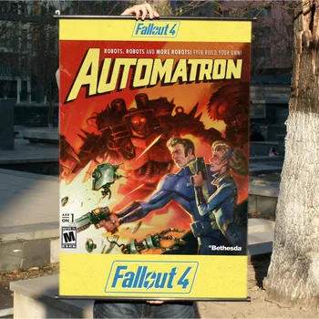 

"Nuclear radiation"HD Game Scrolls Movie Poster Wall Sticker Banners Hanging Waterproof Cloth Art Bedroom Living Room Decoration