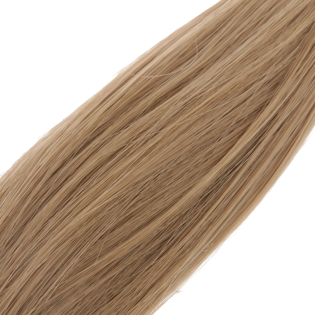 15x100cm  DIY Wig Straight Hair for Dolls Outfit Accessories  Circumference of the head 17-22cm  High-temperature wire material