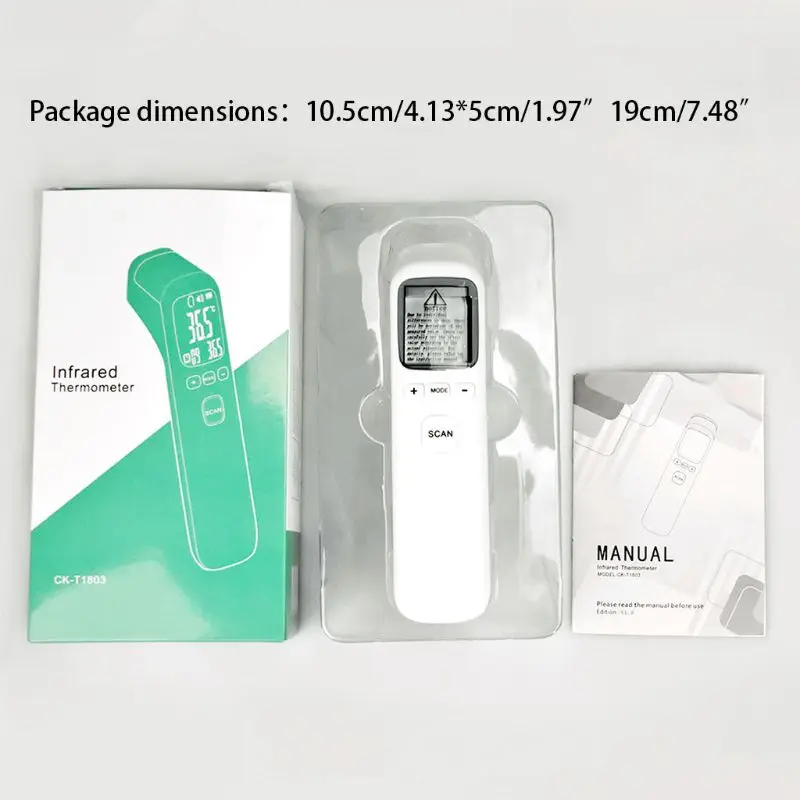 

LCD Digital Non-contact IR Infrared Thermometer Forehead Body Baby Adult Medical Surface Temperature Meter Health Care