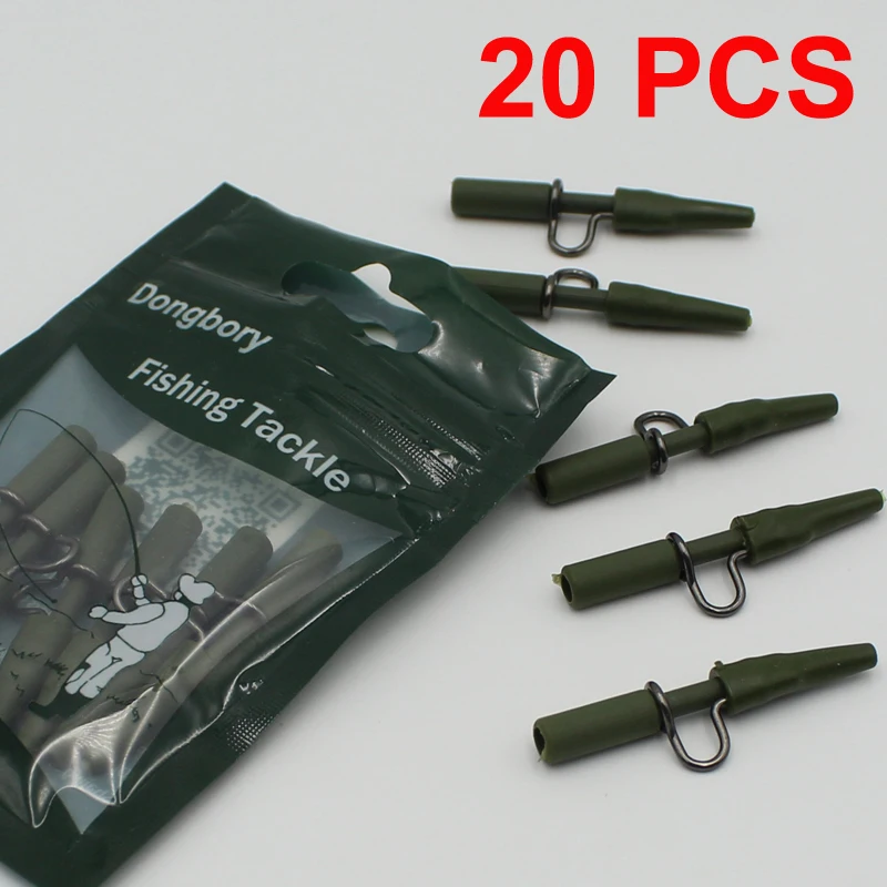 20x Heavy Duty Safety Clips Kit Quick Change Clips Swivel Snap Connector Carp Leads Weight Seeker Carp Fishing Equipment fishing tools accessories tool tackle