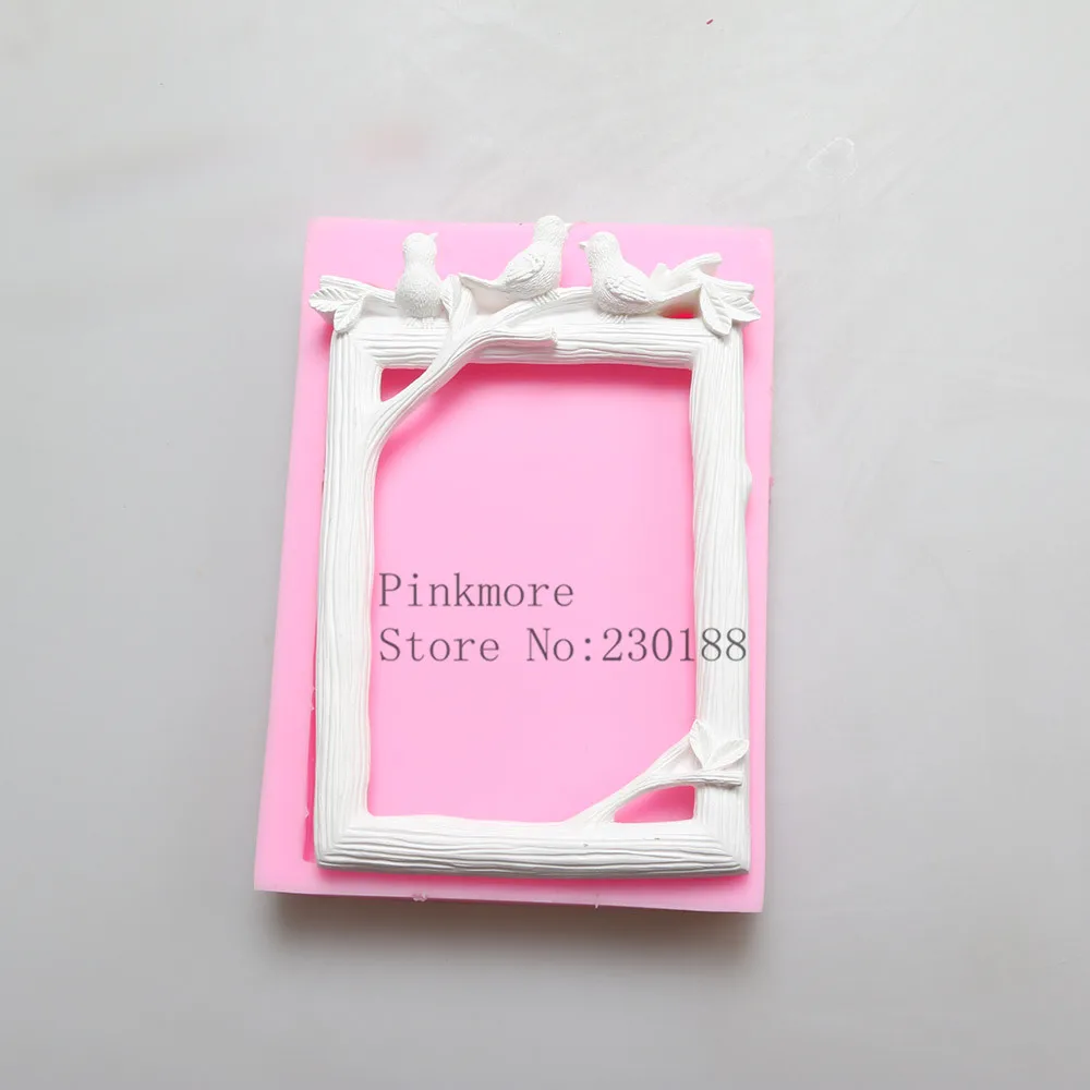 Фоторамка из смолы силиконовые формы для fondant фоторамка формы|frame silicone mold|silicone
