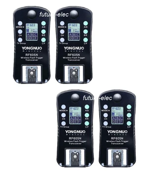 

4Pcs YongNuo RF-605N Wireless Remote Flash Trigger for Nikon D7200 D7100 D7000 D5500 D5300 D5200 D5100 D3400 D3300 D3200 D3100