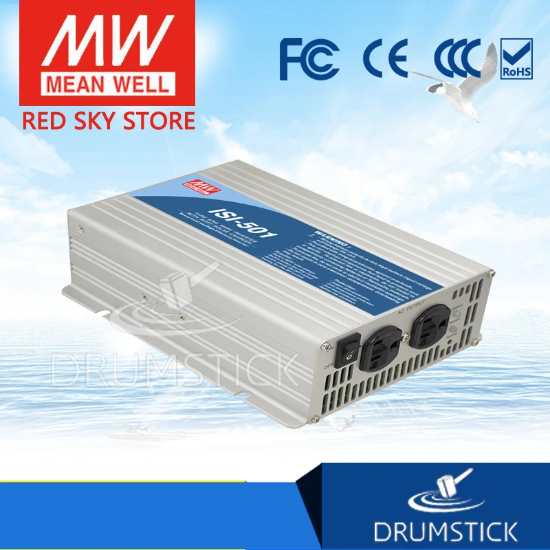 MEAN WELL ISI 501 112F GFCI стандарт 110 В meanwell 450 Вт DC AC инвертор с MPPT Солнечное зарядное
