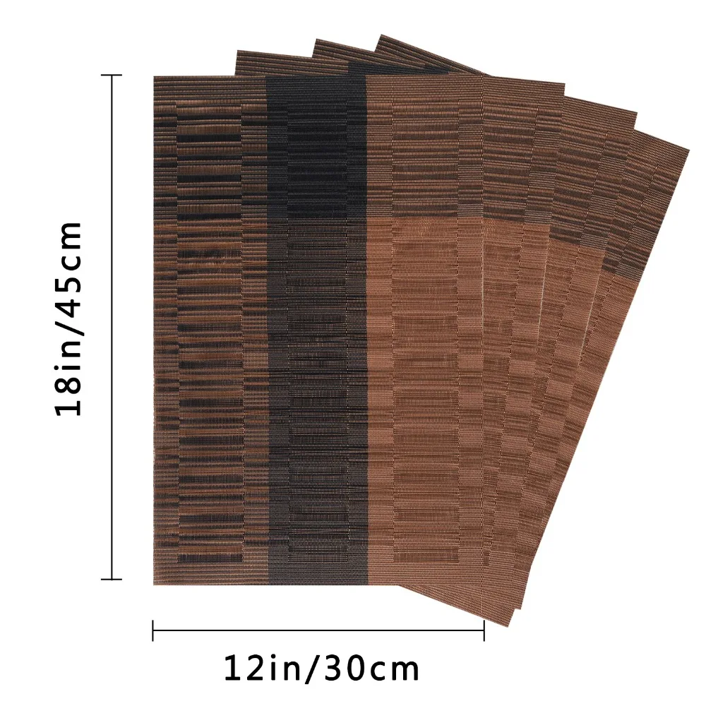 Topfinel набор из 4 ПВХ коврик для стола коврик для питья подставки под винные бутылки бамбуковые столовые приборы обеденный стол коврик кухонный стол белье