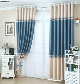 

Linen curtain with hooks or punching ,ready curtains,Linen- fabric , free trim for different size ,1685m43, customize curtains