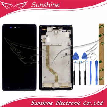 

Tested LCD Display Screen For Logicom L-EMENT 550 With Frame LCD With Touch Panel Digitizer Screen Assembly