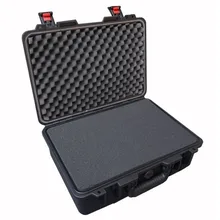 460x345x175 мм пластиковый ящик для инструментов влагостойкий ударопрочный водонепроницаемый ящик для инструментов защитный чехол для оборудования с предварительно вырезанной пеной