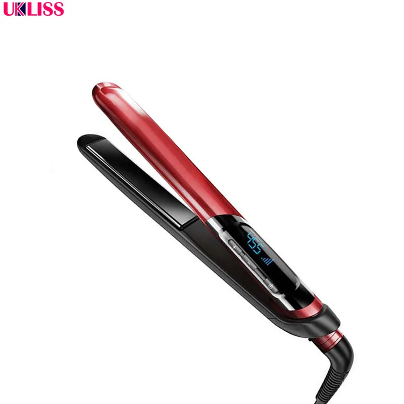 

New Hot Sell Straightening Comb Electric Fast Hair Straightener Comb LCD Iron Brush Auto Massager Fast Hair Straightener Brush