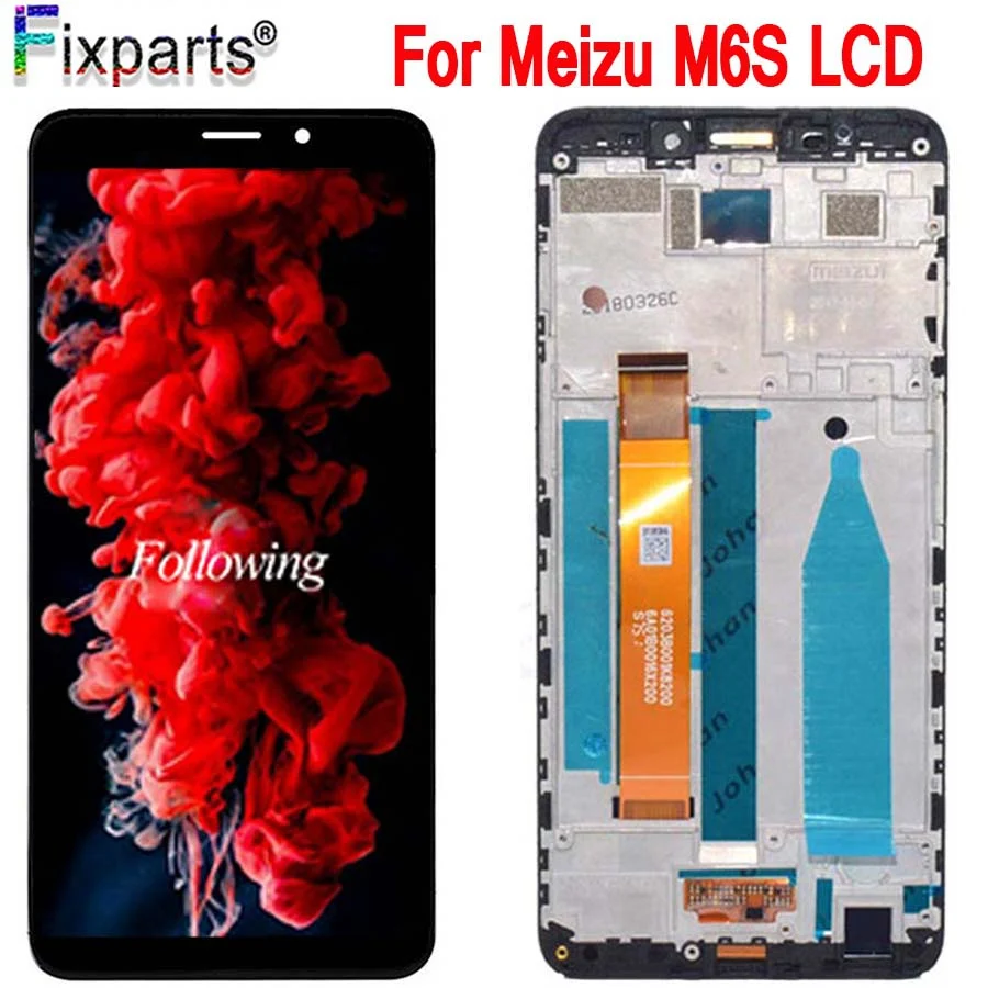 100% Протестировано для Meizu M6s ЖК-дисплей запасные части Meilan S6 бесплатная доставка |