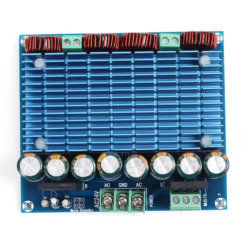 Ультра высокая мощность цифровой усилитель модуль AC 24 в стерео tda8954-й двойной чип 2x420 Вт XH-M252 цифровой усилитель мощности