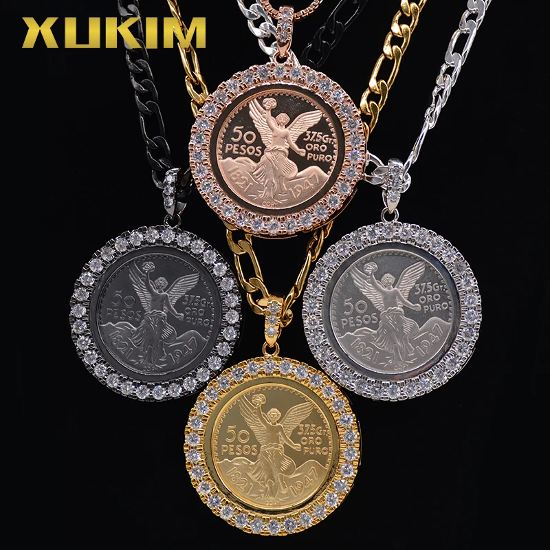 Cp01 Xukim Jewelry Gold Coin Pendant 