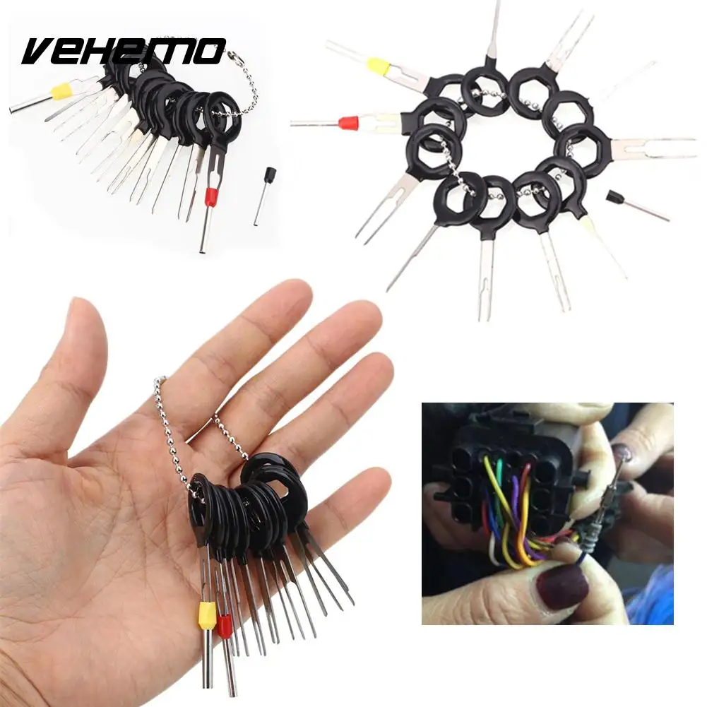 11pcs Car Cable Line Terminal Removal Tools Harness Pin Extractor Tool