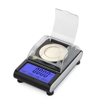 Balance à bijoux électronique tactile LCD de précision, 0.001g, avec poche médicale diamant/germe or, pour peser la Balance, 50g/0.001g