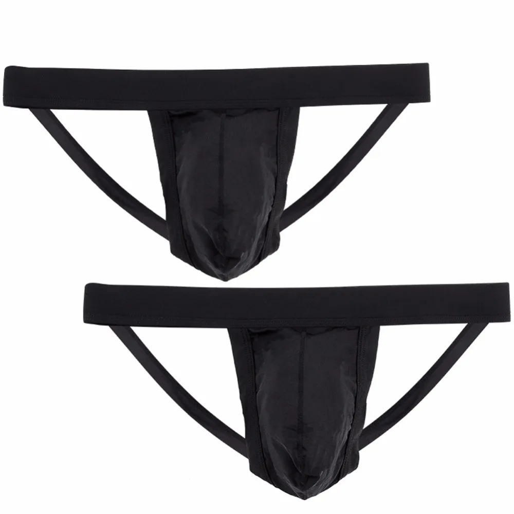 Men's Athletic Supporter Performance JockStrap Underwear Pack of 2