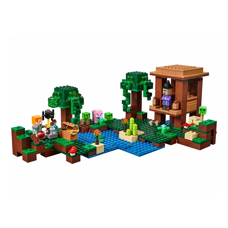 

Pogo Gifts Minecrafte My World Zombies Building Blocks Bricks Toys Compatible Legoe