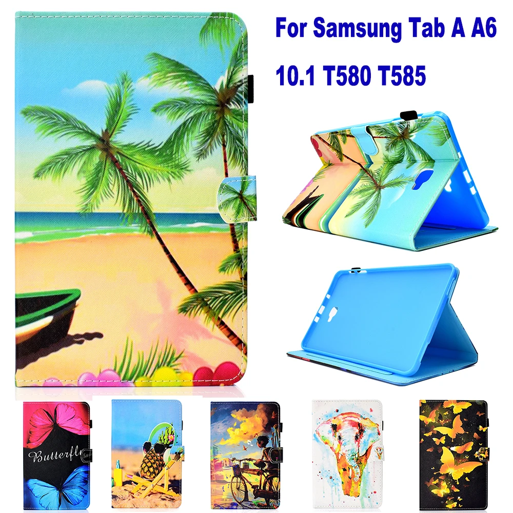 Fashion Cartoon Pattern font b Tablet b font font b PC b font Wallet Card Slot