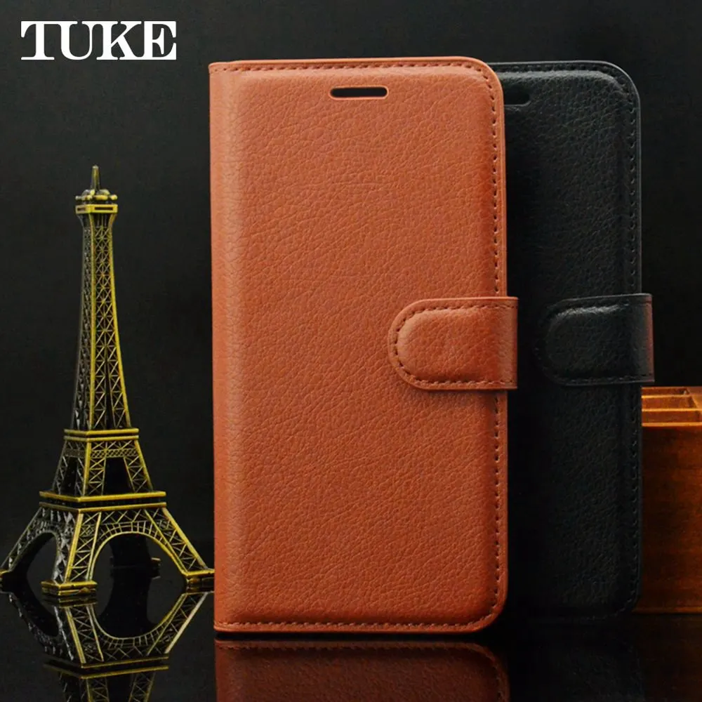 

TUKE Funda Wiko View Prime Case Cover Leather Coque Wiko View Prime Capa Etui Telephone Wiko-View-Prime Flip Silicon Housse