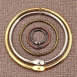 15-20 мм Золотой альбом открытый связующее кольцо обручи связывающее кольцо скрепляющие зажимы брелок записки вкладыш связывающая Пряжка
