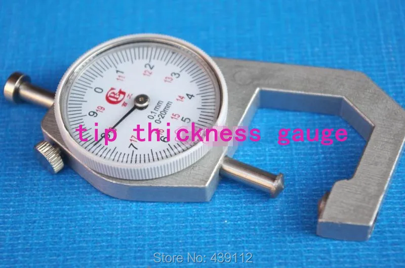 

free shipping the tip thickness gauge measuring 0-20mm resolution 0.1mm point thickness gauge 4pcs/lot