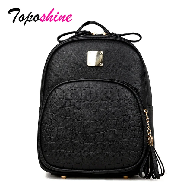 Mochila Adolescentes De Femenino Estilo Para Mujer Cuero Pequeña 7z7wOAqprW