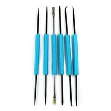 Лидер продаж, 6 шт./лот, профессиональный стальной набор инструментов для ремонта припоя, электронные компоненты, сварочный шлифовальный инструмент, инструменты для ремонта