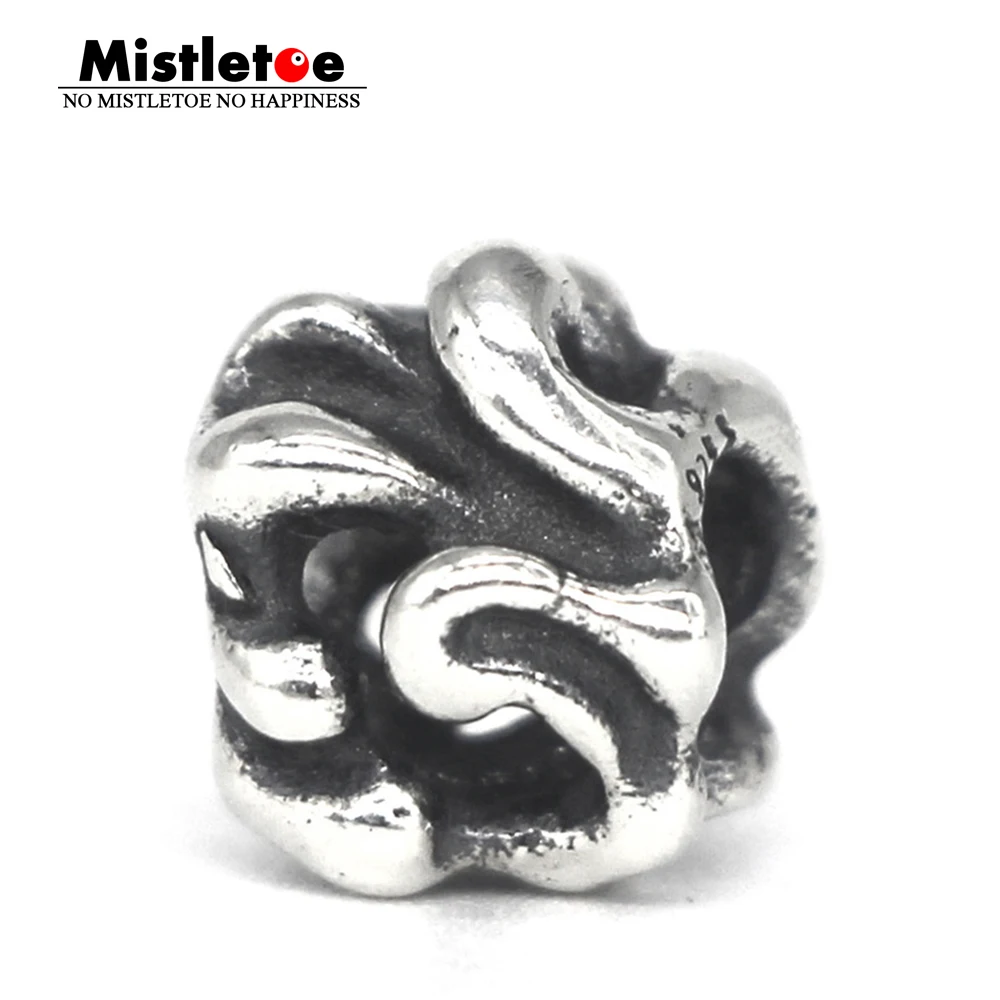 

Mistletoe Genuine 925 Sterling Silver Brew of the Moor Charm Bead Fit European Troll 3.0mm Bracelet Jewelry