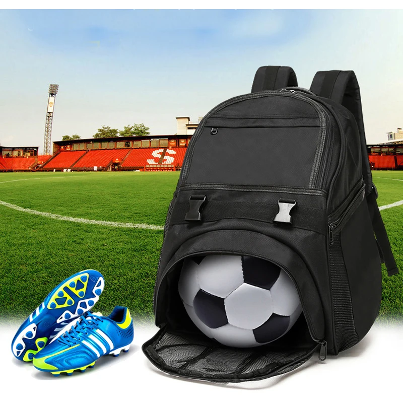 

Football Basketball Backpack Academy Gym Fitness Bag for Shoes Mesh Storage Rucksack Waterproof Oxford Training Bag Male