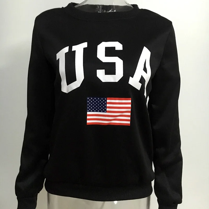 New Chic USA Print Elegance Parties Sports Sweat Shirts Hoodies 2019 Tops Women Hoodies Sweatshirts Ladies spring Winter New Chic USA Print Elegance Parties Sports Sweat Shirts Hoodies 2019 Tops Women Hoodies Sweatshirts Ladies spring Winter