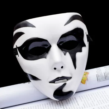 

Fashion Cosplay Party Adult Full Face Grimace Mask Street Ghost Dance Dancer Masks Performance Masquerade Halloween Mask