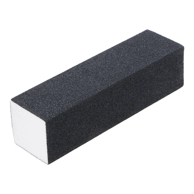 Black Nail Art Buffer File Block Pedicure Manicure Buffing Sanding