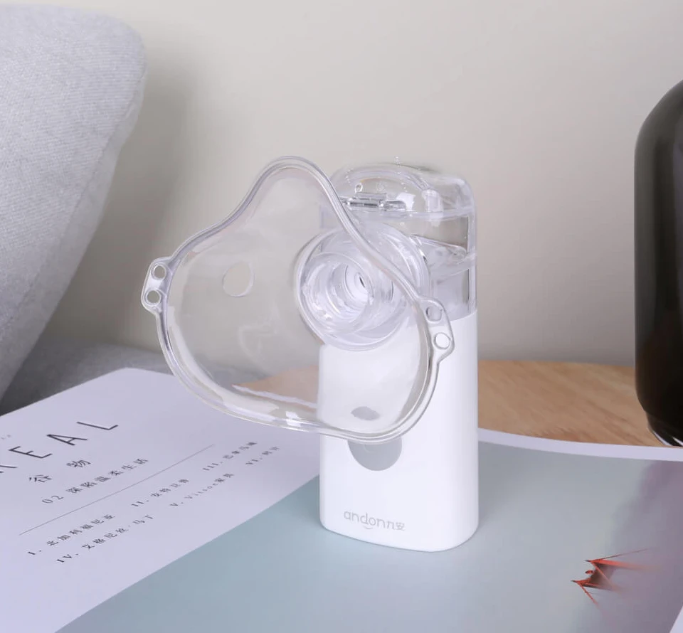 Xiaomi Andon Nebulizer Mini Portable Silent Atomizer USB Battery Handheld 0.2mlmin Rate Asthma Respirator Humidifier (16)