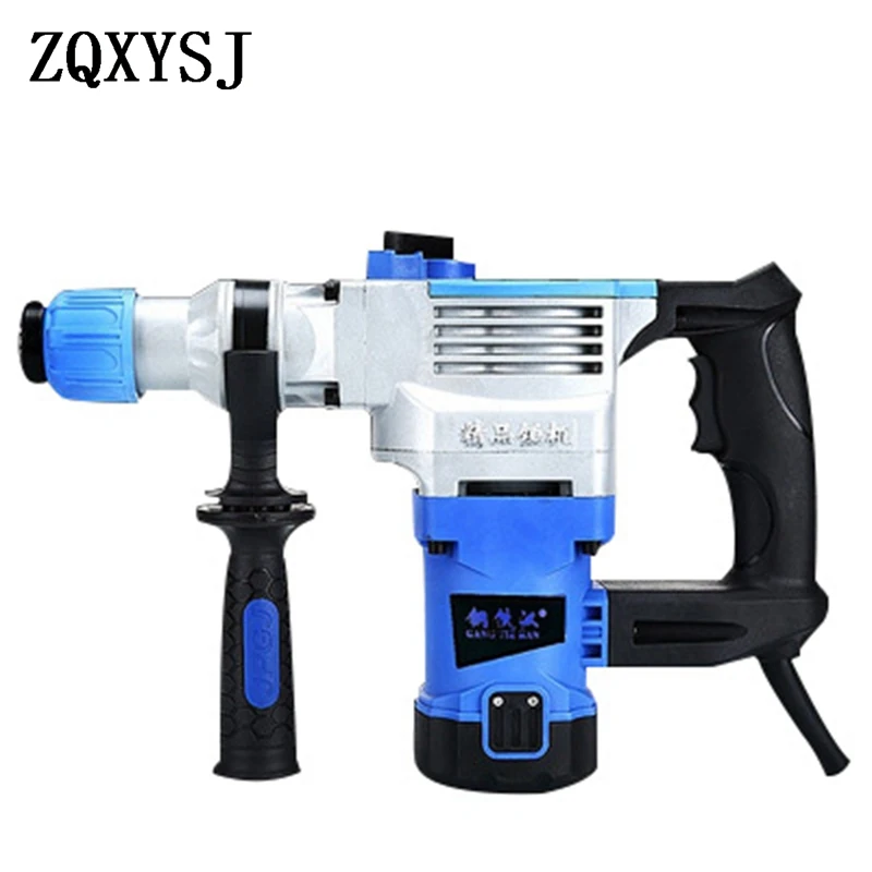 

220V 26A / 30A Multi-function Electric Hammer 4900 / 4950RMP Cordless Electric Industrial Power Tools Concrete Impact Drill Bit