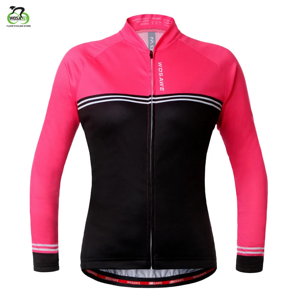 WOSAWE Long Sleeves Cycling Jersey 2019 Ropa Ciclismo MTB Bike Maillot Mountain Women Downhill 