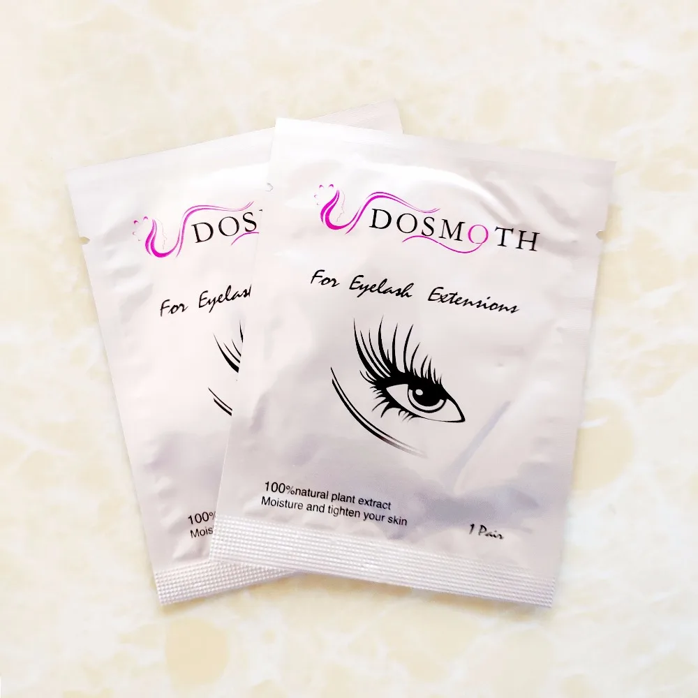 50 pairs silk eye pads, under eye patch,eyelash extension eye pads from south   korea free shipping