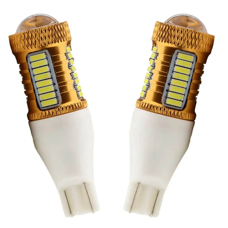 Free shipping!! 2 Piecs T15 4014 32SMD Golden Chipsets LED Bulbs For Turn Signal / Brake Tail Lights | Автомобили и мотоциклы