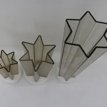 CHUANGGE – moule à bougie hexagonal en forme d'étoile, en Polycarbonate, en Silicone, pour décoration, DIY, vente en gros