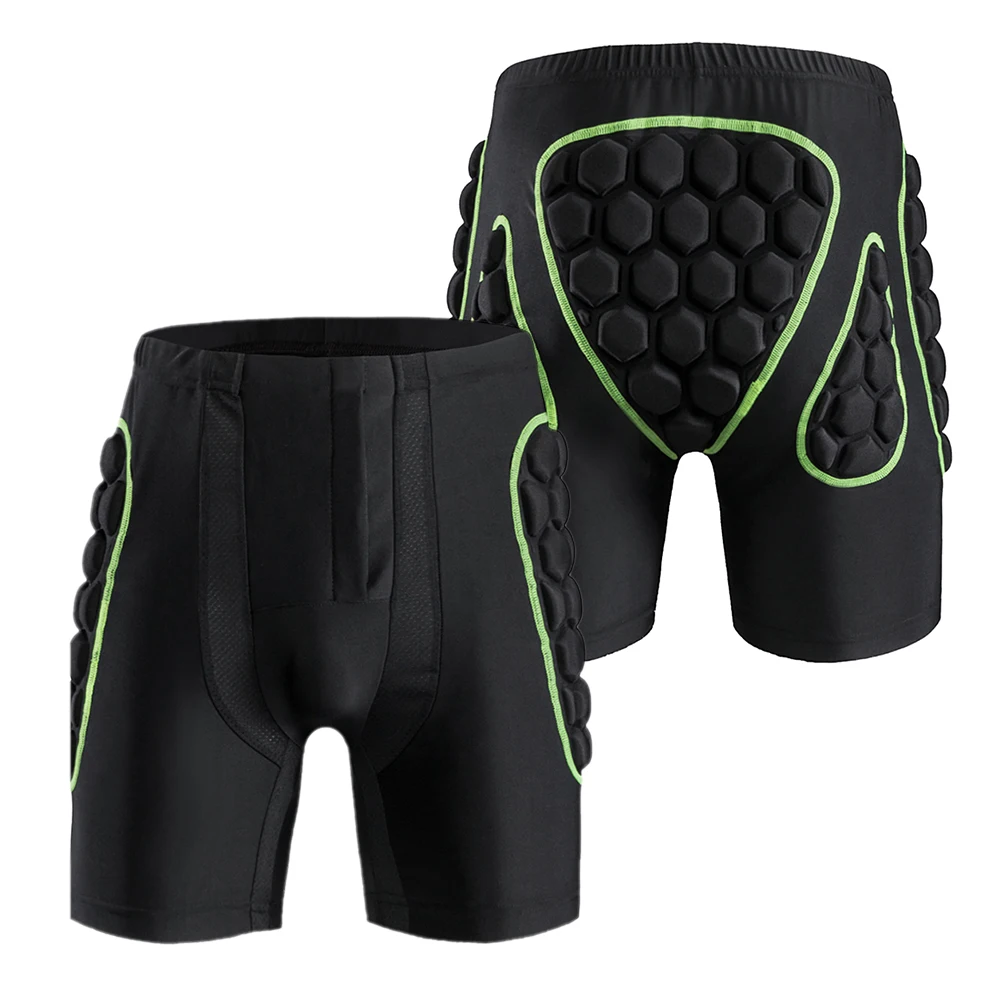 Sport Shorts Protective Hip Butt Pad Armor Hip Protection Shorts Pad for Snowboarding Skating