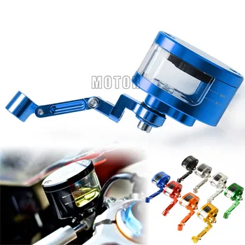 

CNC Motorcycle Brake Fluid Oil Reservoir Cup Tank For KTM YAMAHA MT07 MT09 TMAX500 530 HONDA YZFR3 R25 Kawasaki Nijin ER6N ER6F