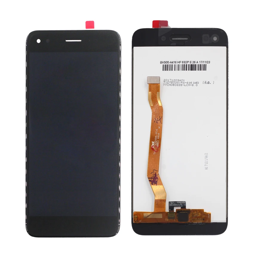 ЖК дисплей с тачскрином для Huawei P9 Lite mini SLA L02 L22 L03 рамкой Y6 Pro 2017|Экраны мобильных
