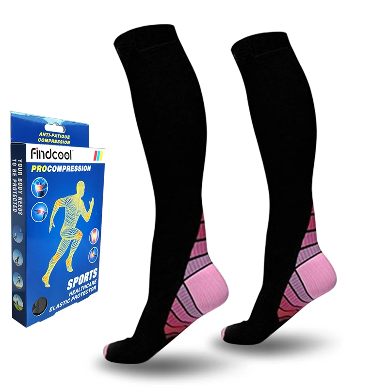 YISHENG Knee High Compression Socks For Leg Support Stretch Pressure